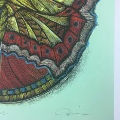 Wooden Resurrection Butterfly - 2013 Dan Grzeca Poster Art Print Art Prints