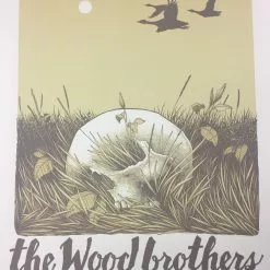 Gig Posters The Wood Brothers - 2013 Justin Santora Poster The Wood Brothers Summer Tour