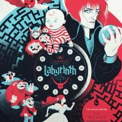 Labyrinth - 2017 Delicious Design League Poster Chicago, IL The Logan Theatre