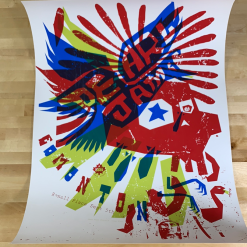 Ames Brothers Gig Posters Pearl Jam - 2005 Ames Design Poster (Damaged) Edmonton, AB, CAN Rexall Place