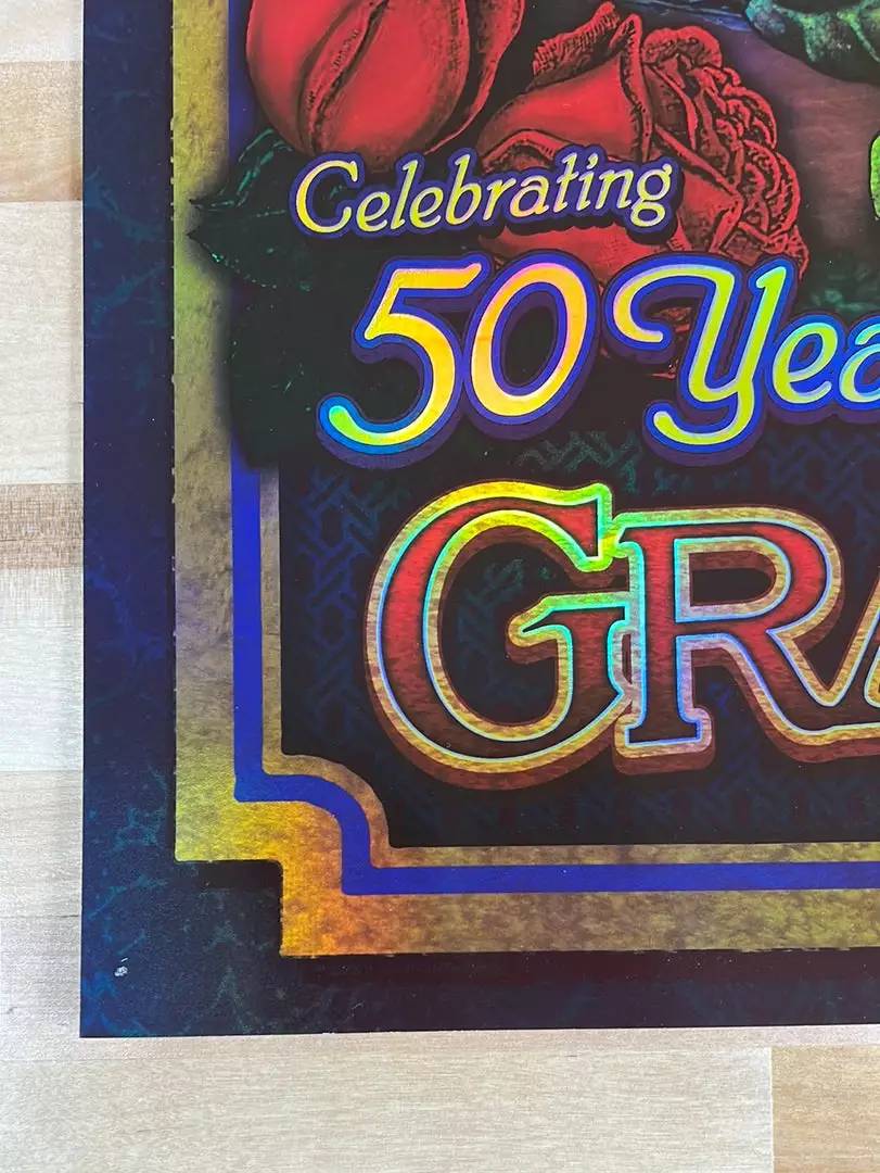 Grateful Dead - 2015 Brian Carroll Poster Fare Thee Well FOIL (pinholes) 8 Grateful Dead - 2015 Brian Carroll Poster Fare Thee Well FOIL (pinholes)