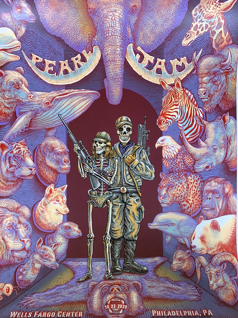 Pearl Jam - 2020 EMEK Streaming Poster Philadelphia, PA Wells Fargo Center 3 Pearl Jam - 2020 EMEK Streaming Poster Philadelphia, PA Wells Fargo Center