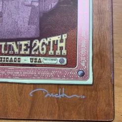 Crossroads Guitar Festival - 2010 Poster Birch Panel Wood Edition Ron Donovan Eric Clapton