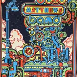 Dave Matthews Band - 2021 Jesse Philips Poster Albuquerque, NM