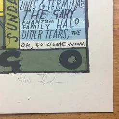 PRF BBQ Rocketfest - 2010 Jay Ryan Poster Chicago, IL T.h.ink Art Gallery