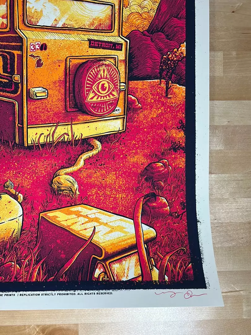 Billy Strings - 2021 Dave Kloc Poster Detroit, MI 11/21 The Fillmore 1st 7 Billy Strings - 2021 Dave Kloc Poster Detroit, MI 11/21 The Fillmore 1st