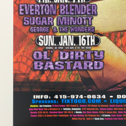 MHP 83 Maritime Hall - 2000 Poster August Ron Donovan Jay-Z San Fran 1st