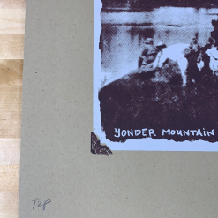 Colorado Yonder Mountain String Band - 2005 Table 2 Press Poster Boulder, CO Theater