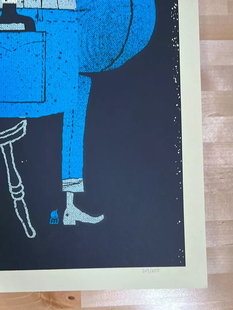 Jack White - 2012 Methane Poster Atlanta, GA Fox Theatre Gig Posters 7 Jack White - 2012 Methane Poster Atlanta, GA Fox Theatre Gig Posters