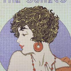 The Sonics - 2016 Fugscreens Studios Poster Brooklyn, NY Warsaw