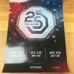 Sold Out Posters UFC 25 Years - 2018 Poster 224, 225, 226