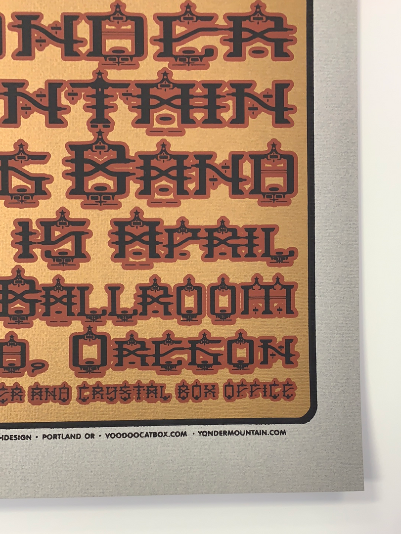 Gig Posters Yonder Mountain String Band - 2007 Gary Houston Poster Portland, OR Crystal Ballroom 7 Gig Posters Yonder Mountain String Band - 2007 Gary Houston Poster Portland, OR Crystal Ballroom