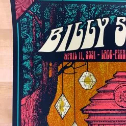 Billy Strings - 2021 Status Serigraph Poster Mobile, AL 4/11 Gig Posters
