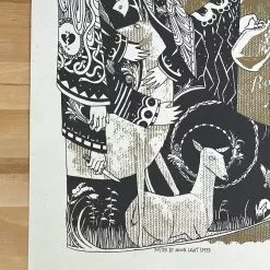 Deer Tick - 2013 Moon Light Speed Press Poster Denver, CO Colorado