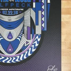 Motet - 2016 Derek Perez Poster Morrison, CO Red Rocks