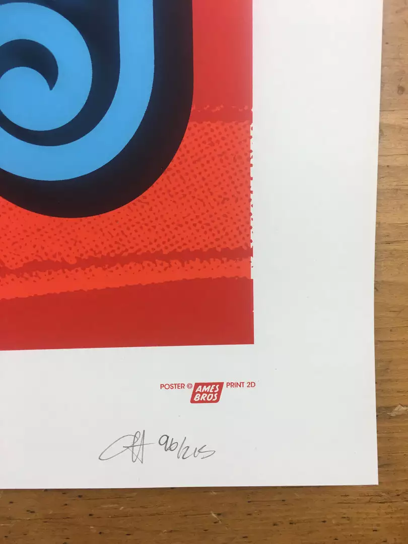 Ames Brothers Pearl Jam - 2013 Ames Bros Poster Santiago, Chile Lollapalooza S/N Gig Posters 6 Ames Brothers Pearl Jam - 2013 Ames Bros Poster Santiago, Chile Lollapalooza S/N Gig Posters