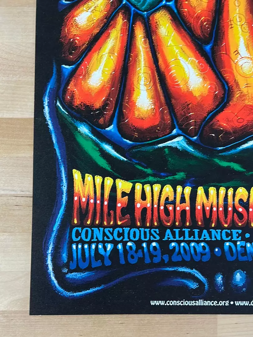 Mile High Music Festival - 2009 Jeff Wood Poster Commerce City, CO 8 Mile High Music Festival - 2009 Jeff Wood Poster Commerce City, CO