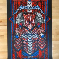 Metallica - 2018 Brad Klausen Poster Herning, DEN Jyske Bank Boxen