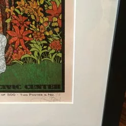 Widespread Panic - 2016 Chuck Sperry Poster Savannah Rose Shimmer #1 FRAMED