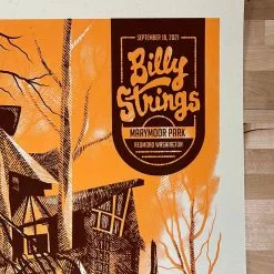 Billy Strings - 2021 Furturtle Show Prints Poster Redmond, WA 1st Gig Posters