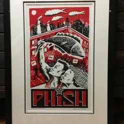 Phish - 1997 Jim Pollock Poster Art Of Modern Rock Series, Framed