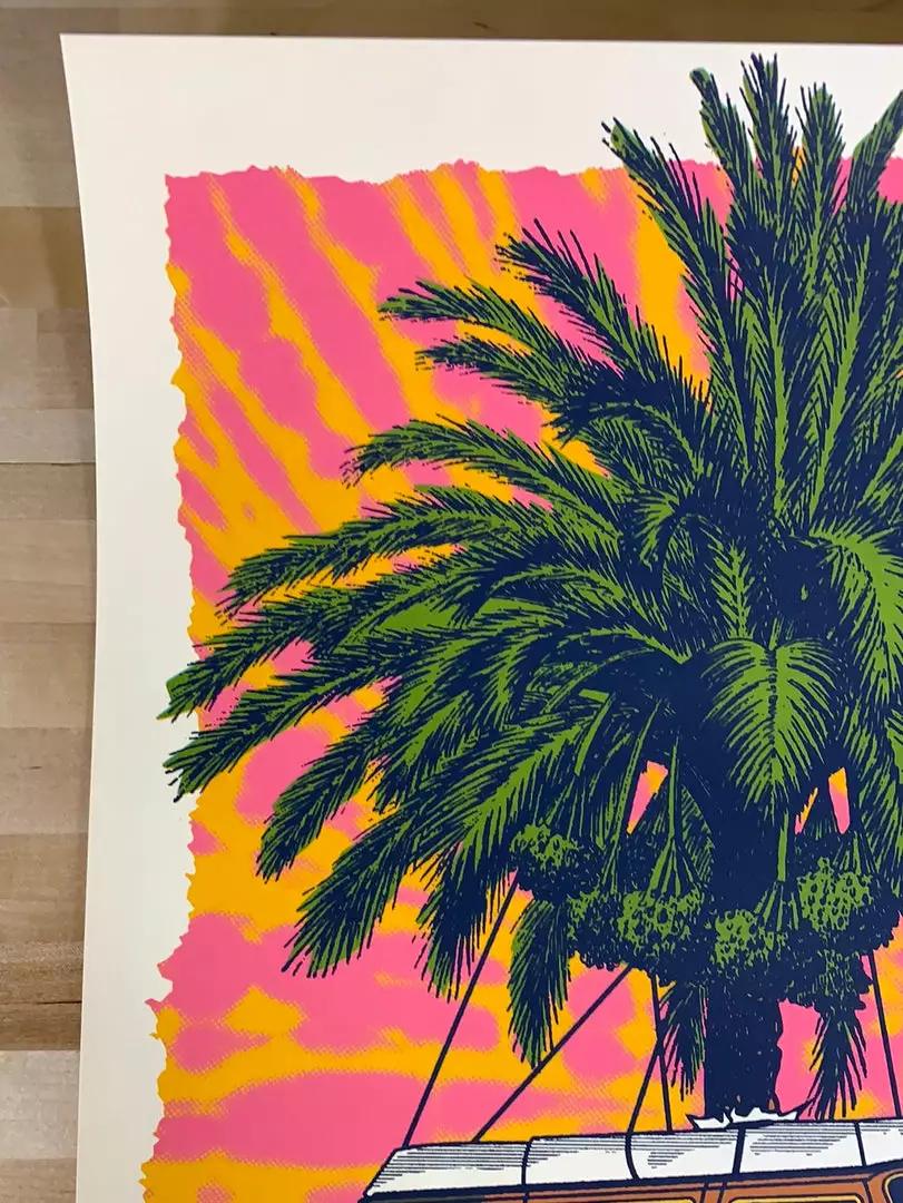 Gig Posters Greensky Bluegrass - 2021 Status Serigraph Poster Charleston, SC 5 Gig Posters Greensky Bluegrass - 2021 Status Serigraph Poster Charleston, SC