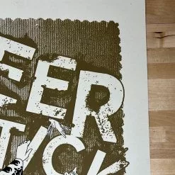 Deer Tick - 2013 Moon Light Speed Press Poster Denver, CO Colorado