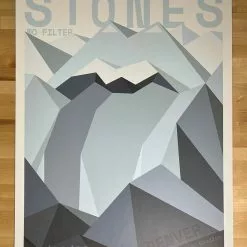 Sold Out Posters Colorado Rolling Stones - 2019 Poster No Filter Tour Mile High Stadium Denver, CO