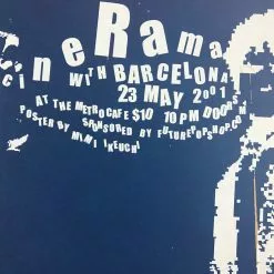 Cinerama With Barcelona - 2001 Mimi Ikeuchi Poster Metro Cafe