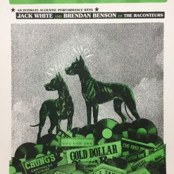 Jack White - 2019 The Silent Giants Poster Detroit, MI Third Man Records Gig Posters