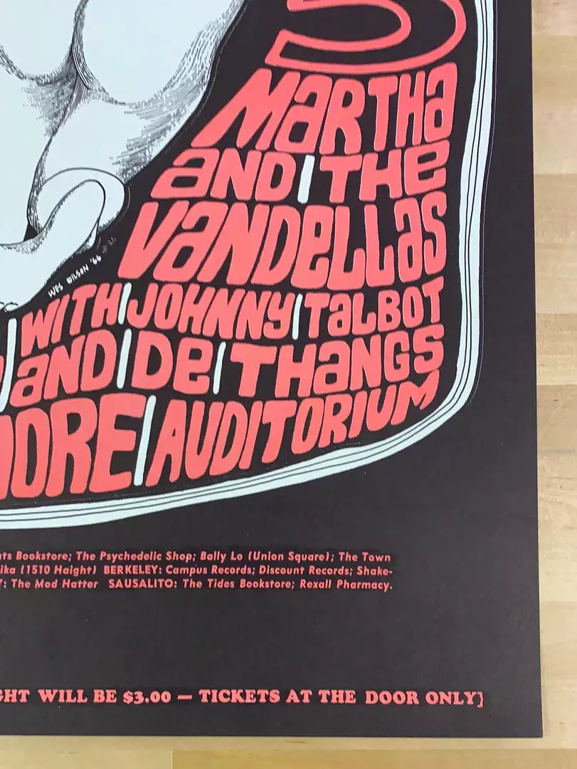 Grateful Dead Airplane - 1966 Wes Wilson Poster San Francisco, CA The Fillmore 3rd Gig Posters 7 Grateful Dead Airplane - 1966 Wes Wilson Poster San Francisco, CA The Fillmore 3rd Gig Posters