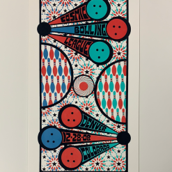 Colorado Cosmic Bowling League Yonder Mountain String Band - 2008 Tripp Poster Denver, CO