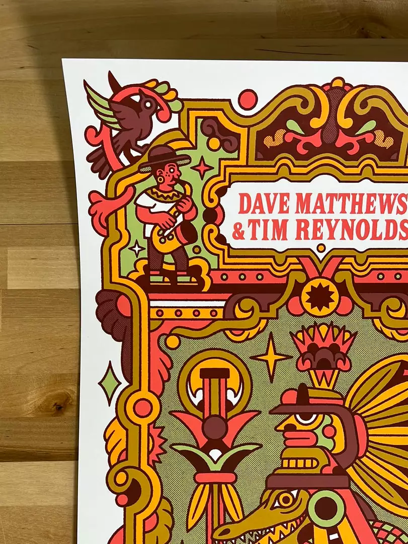 Dave Matthews Band - 2022 Bene Rohlmann Poster Cancun N3 5 Dave Matthews Band - 2022 Bene Rohlmann Poster Cancun N3