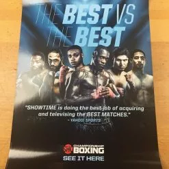 Sold Out Posters Boxing - Showtime Poster The Best Vs The Best Championship