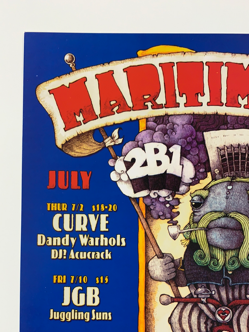 Dave Huckins MHP 48 July - 1998 Poster Maritime Hall San Fran 1st Gig Posters 5 Dave Huckins MHP 48 July - 1998 Poster Maritime Hall San Fran 1st Gig Posters