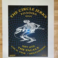 Gig Posters The Circle Jerks - 1994 Matt Getz Poster Hollywood, CA The Palace