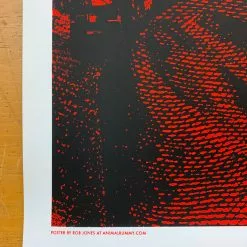 Jack White The White Stripes - 2007 Rob Jones Poster Fairfax, VA Parriot Center, GWU