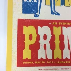 Primus - 2012 Aesthetic Apparatus Poster Syracuse Landmark Theater Gig Posters