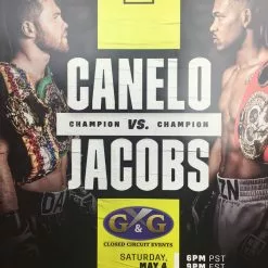 Sold Out Posters Boxing - 2019 Poster Canelo Vs Jacobs