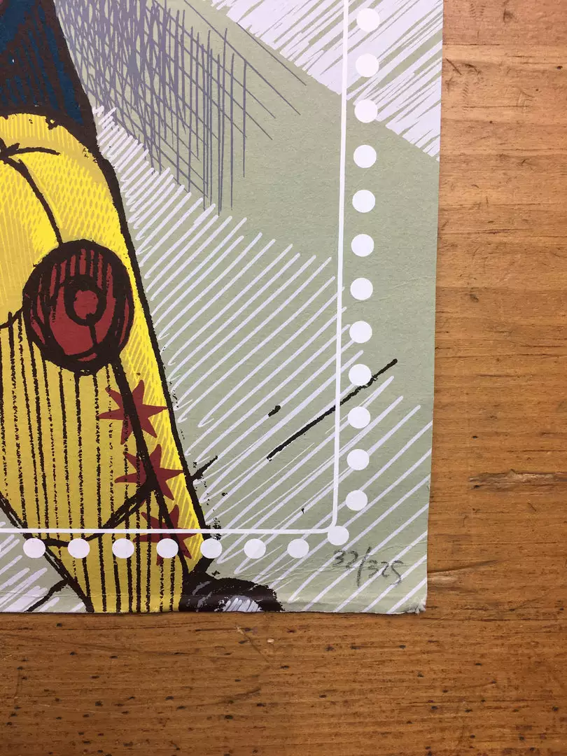 Chicago, IL Lollapalooza - 2017 Pixelpancho Poster Chicago Print SIGNED By Perry Farrell 8 Chicago, IL Lollapalooza - 2017 Pixelpancho Poster Chicago Print SIGNED By Perry Farrell