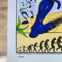 Blues Traveler - 1995 EMEK Poster Los Angeles, CA Wiltern Theatre Gig Posters