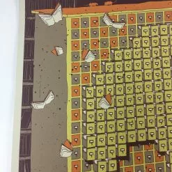 They Might Be Giants - 2008 Todd Slater Poster Houston, TX Meridan