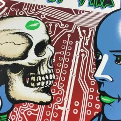 Queens Of The Stone Age - 2008 Justin Hampton Poster Winnipeg, CAN Burton Cummin Gig Posters