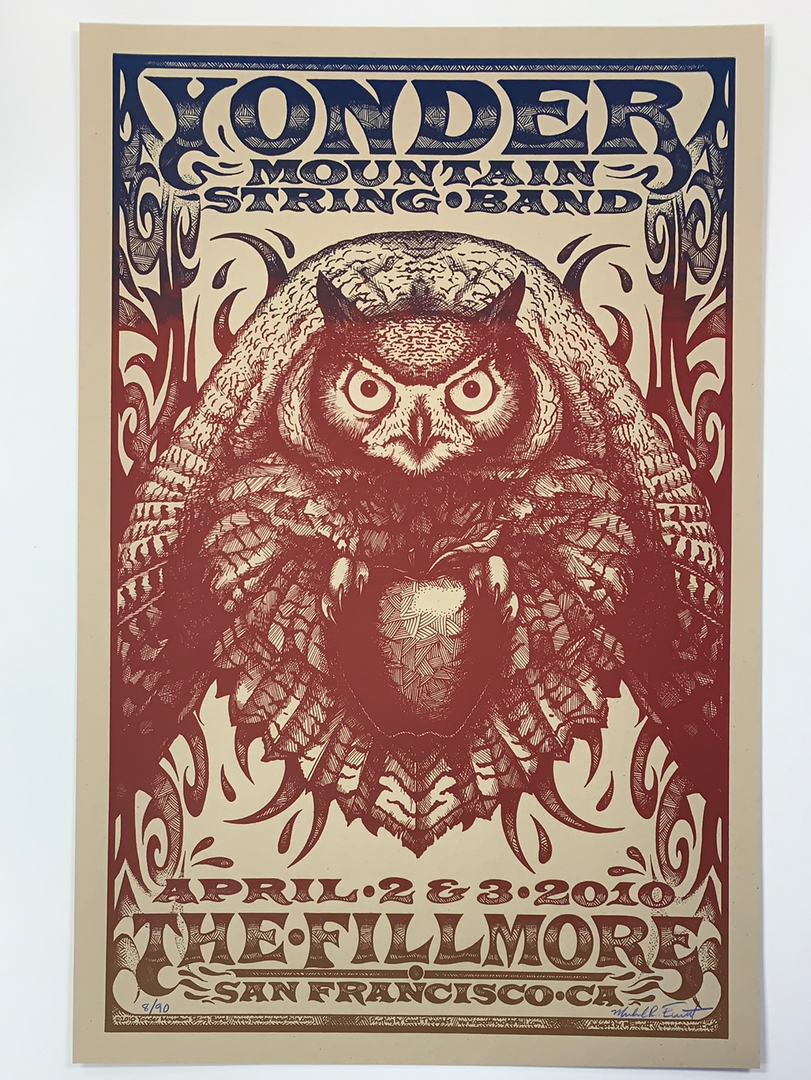 Yonder Mountain String Band - 2010 Michael Everett 1st Poster San Francisco, CA 4 Yonder Mountain String Band - 2010 Michael Everett 1st Poster San Francisco, CA