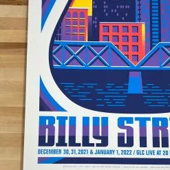 Billy Strings - 2021 2022 Mike Tallman Poster Grand Rapids, MI NYE AP Gig Posters