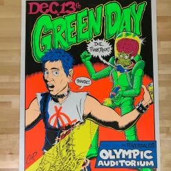 Gig Posters Green Day - 1995 Chris Coop Poster Los Angeles, CA 1st Olympic Auditorium 9 Gig Posters Green Day - 1995 Chris Coop Poster Los Angeles, CA 1st Olympic Auditorium