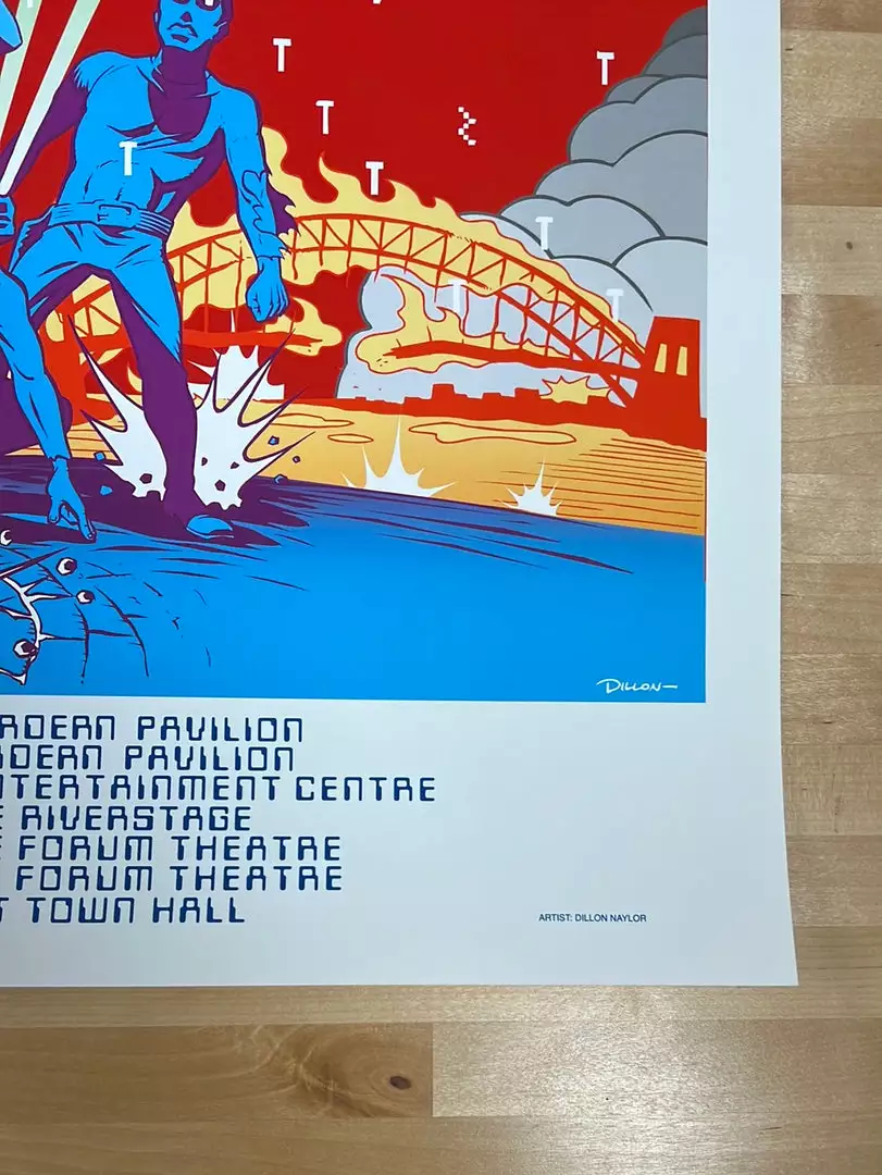 Beastie Boys - 1999 Dillon Naylor Poster 2nd Edition Australian Tour Gig Posters 7 Beastie Boys - 1999 Dillon Naylor Poster 2nd Edition Australian Tour Gig Posters