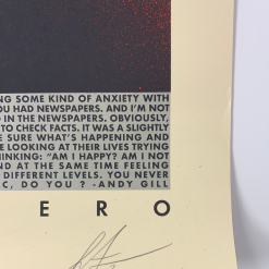 Andy Gill - 2020 Shepard Fairey (edge Wear) Poster Obey Anti-Hero UK Art Print Art Prints 14 Andy Gill - 2020 Shepard Fairey (edge Wear) Poster Obey Anti-Hero UK Art Print Art Prints