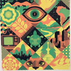 Gig Posters Dave Matthews Band - 2013 Graham Erwin Poster South America Tour