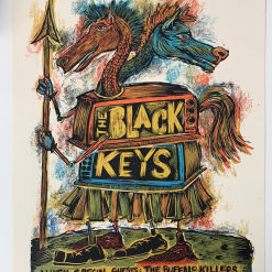 The Black Keys - 2008 Dan Grzeca Poster Boston, MA The Orpheum Gig Posters